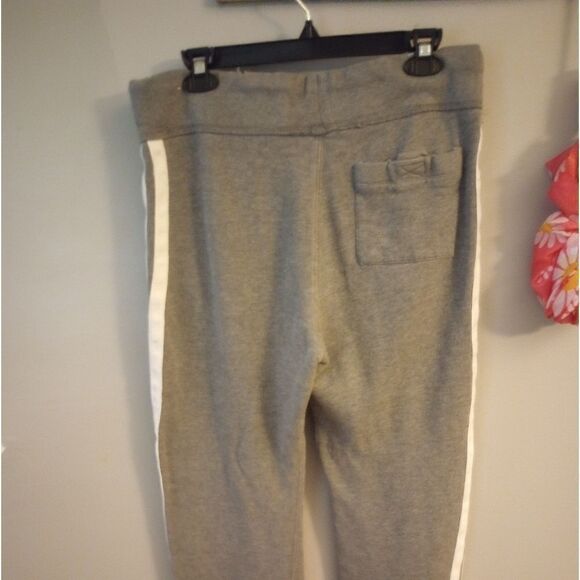 Aeropostale straight leg drawstring waist sweatpants with stripes on sides Sz SM - Picture 5 of 7